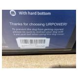 URPOWER Back Seat Extender for Dogs - Hard Bottom Dog Car Seat Cover Holds 420 lbs, Waterproof Dog Hammock Dogs Bed for Cars, SUVs & Small Trucks, Pet Backseat Protector with Mesh Window & Large Space