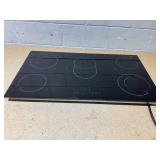 Electric Cooktop 36 Inch 5 Burners,220~240V,Built in Electric Stove Top,8400W Radiant Ceramic Cooktop with Hardwired,Touch Control,Child Lock,Dual-Ring Heating,Expandable Zones