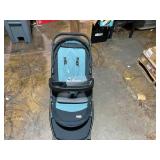 Britax Willow Brook S+, Stroller, ClickTight Technology Jade Onyx (Missing 2 Back Wheels)