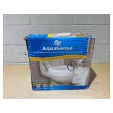 AquaSense 770-610 4 Inch Portable Raised Toilet Seat Riser, Elevated Toilet Seat for Seniors 15.75"D x 15.5"W x 4"H