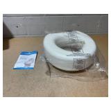 AquaSense 770-610 4 Inch Portable Raised Toilet Seat Riser, Elevated Toilet Seat for Seniors 15.75"D x 15.5"W x 4"H