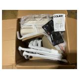 COLAMY Modern Dining Chairs Set of 2, Fabric Upholstered Dining Room Chairs Dinner Chair Stylish Kitchen Chairs with Curved Back and Metal Legs, Beige 22.44 x 19.08 x 31.89 inches