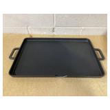 Kitchen HQ Cast Iron Baker Pan 18"L X 13" W X 1"H