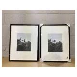 LOT OF 2 Threshold Gallery Wall Frame Black/Brass - Threshold designed with Studio McGee