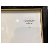 LOT OF 2 Threshold Gallery Wall Frame Black/Brass - Threshold designed with Studio McGee