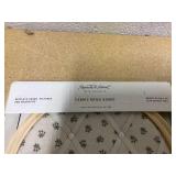 LOT OF 2 Hearth & Hand with Magnolia Arched 14"x18" Photo & Memory Collage Board with Patterned Fabric - Hearth & Hand with Magnolia