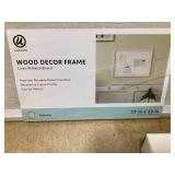 LOT OF 2 Hearth & Hand with Magnolia Arched 16"x24" Wood Framed Fabric Bulletin Board - Hearth & Hand with Magnolia