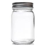 LOT OF 5 Packs of 12 Mason Jars 250ml Standard Mouths with Bands and Lids