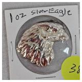 2022 1oz Silver Eagle Head, .999
