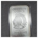 1oz Aztec Silver Bar