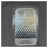 1oz Royal Mint 007 Bond, Diamonds are Forever, Bar