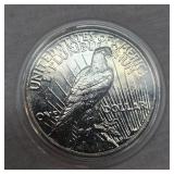 1922 Peace $1 Color Overlayed, 1 side