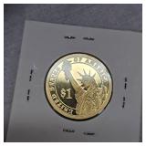 2004 S Gem Proof $1 From Set,2009 Polk Proof Gem