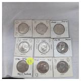 2001 D 50c MS65, 2001 D 50c MS63 Plus 7 others