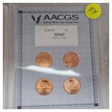 2009 P,D AACGS MS65 1c, Set of 8