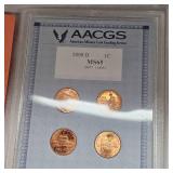2009 P,D AACGS MS65 1c, Set of 8