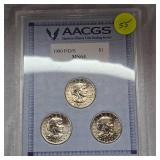 1980 P,D,S AACGS MS65 Susan B Set
