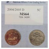 2004/2005 D 5c AACGS MS64