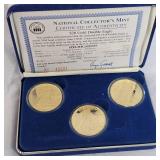 $20 Gold Double Eagles Clad Base Collectors Mint Set(3)
