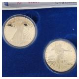 $20 Gold Double Eagles Clad Base Collectors Mint Set(3)