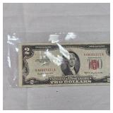 1953 B Series $2 US Red Seal Note