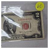 1953 B Series $2 US Red Seal Note