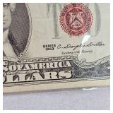 1928 G Series $2 US Red Seal Note & 1963  $2 Red Seal Note