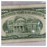 1928 G Series $2 US Red Seal Note & 1963  $2 Red Seal Note