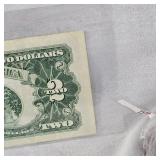 1928 G Series $2 US Red Seal Note & 1963  $2 Red Seal Note