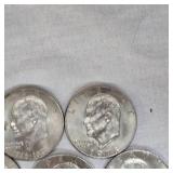 Lot of 8 Ike $1 Coins