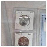 2-1976 S 50c AACGS MS64 & 2021P,2021 D 50c BU