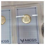 2-1976 S 50c AACGS MS64 & 2021P,2021 D 50c BU