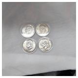 Ike $1 "O", 1971,1972,1974,1978 (4)