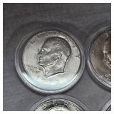 Ike $1 "O", 1971,1972,1974,1978 (4)