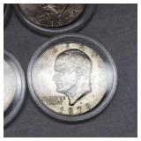 Ike $1 "O", 1971,1972,1974,1978 (4)