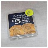 1795 $5 Fold Half Eagle "Copy"