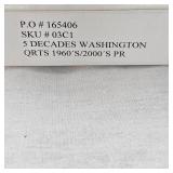 5 Decades of Washington Proof Set