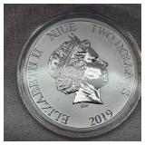 2019 $2 Star Wars Silver Coin