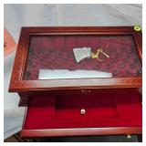 Gorgeous Coin Glass Display Box