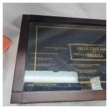 Beautiful Coin Glass Display Box "Collectible Coins of America Box"