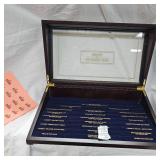 Beautiful Coin Glass Display Box "Collectible Coins of America Box"