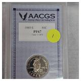 1989 S 50c AACGS PF67