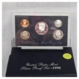 1998 Silver Proof Mint Set