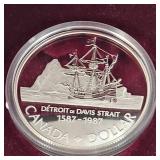 Royal Mint 1987 Anniversary Silver .999 Dollar Coin