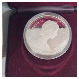 Royal Mint 1987 Anniversary Silver .999 Dollar Coin