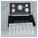 US Silver Mint Proof Set 1997