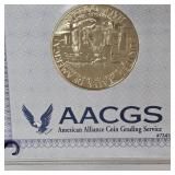 1986 S AACGS PR65 50c