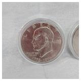 Set of 1976 Bicentennial Ikes(4) in Capsules, Very Nice