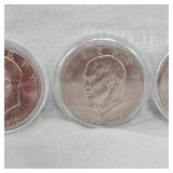 Set of 1976 Bicentennial Ikes(4) in Capsules, Very Nice