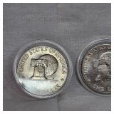 Set of 1976 Bicentennial Ikes(4) in Capsules, Very Nice